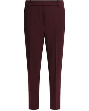 Semler Elasticated-Waist Tapered Pants - Purple