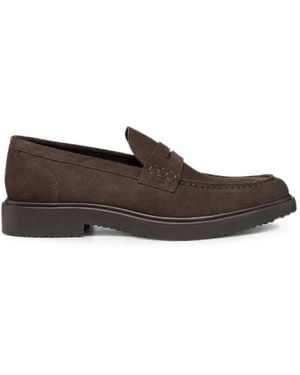 Geox Massimiano Suede Loafers - Brown