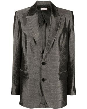Zadig & Voltaire Vegy Jacquard Blazer - Black