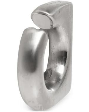Rick Owens Geometrische Crystal Prong Ohrringe - Grau