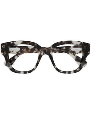 Cartier Ct0566o トータスシェル眼鏡フレーム - ブラック