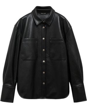 Anine Bing Dante Shirt - Black
