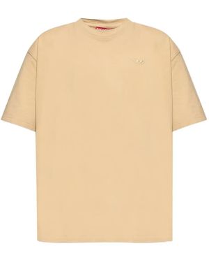 DIESEL Embroidered-Logo T-Shirt - White