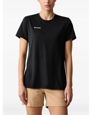 Mammut Camiseta Selun Fl Con Logo - Negro