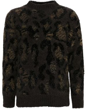 Junya Watanabe Brushed Jumper - Black