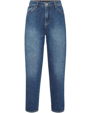 Philipp Plein Mom Jeans - Blue