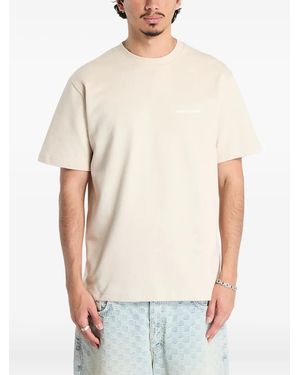 Daily Paper Logo-Embroidered T-Shirt - White