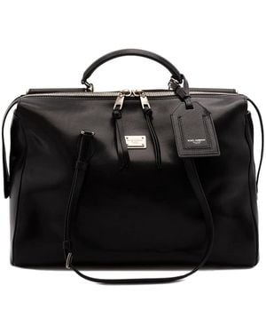 Dolce & Gabbana Valigia Vittoria Con Zip - Nero