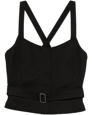 Our Legacy Belted Vest - Black