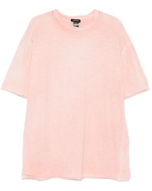 Avant Toi Crew-Neck T-Shirt - Pink
