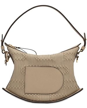 Delvaux Leather Shoulder Bag - ブラウン