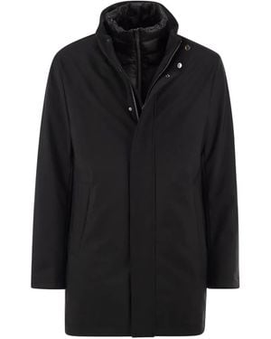 Montecore Parka Con Pechera Interior Removible - Negro