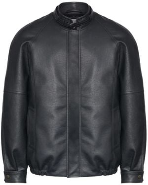 MM6 by Maison Margiela Belted Raglan-Sleeve Jacket - Black