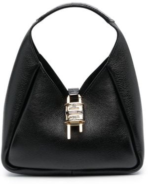 Givenchy G-Hobo Leather Mini Bag - Black