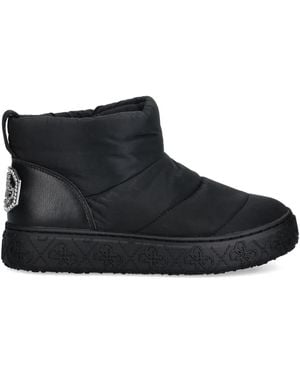Guess Urana Quilted Logo Boots - Black