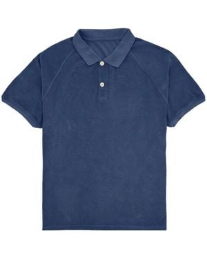Fortela Polo Brody En Tissu-Éponge À Manches Raglan - Blue