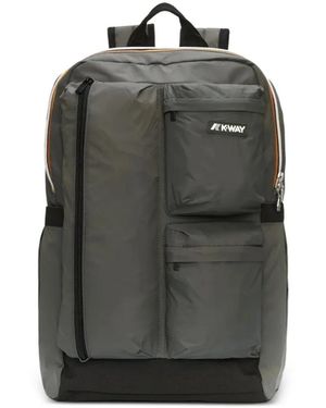 K-Way Logo-patch Backpack - ブラック