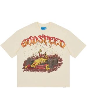 Godspeed F1 Dreams Graphic-Print T-Shirt - Natural