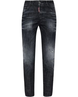 DSquared² Ripped-Detail Jeans - Blue
