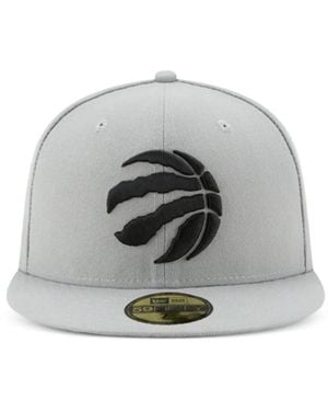 KTZ 59Fifty Toronto Raptors Authentic Fitted Cap - Grey