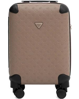 Guess Embossed luggage - Marrón