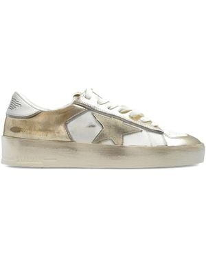 Golden Goose Leather Trainers - Yellow