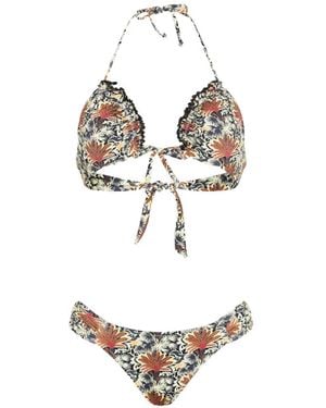 Anjuna Tropic Floral-Print Bikini - White