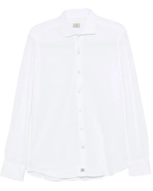 Sonrisa Spread-Collar Long-Sleeve Shirt - White