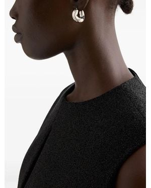 Jil Sander Hoop Earrings - Black
