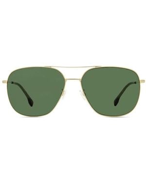 BOSS Double-Bridge Sunglasses - Green