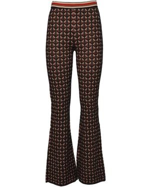 Diane von Furstenberg Ashdon Flared Broek - Bruin