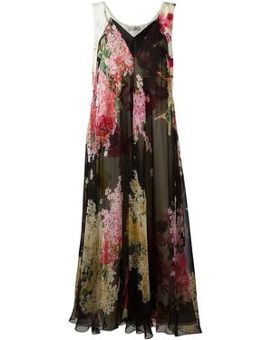 Lanvin Floral Print Dress - Multicolour