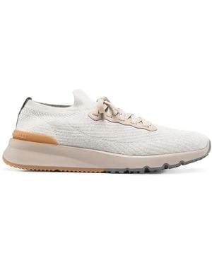 Brunello Cucinelli ニット スニーカー - マルチカラー