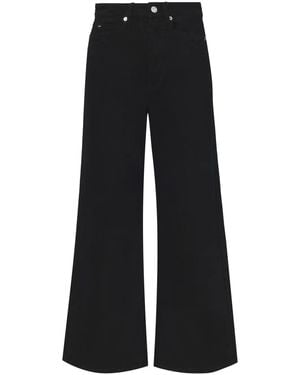 Proenza Schouler Jeans Crop Con Applicazione - Nero