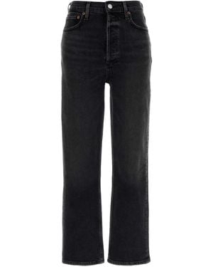 Agolde Belt-Loop Jeans - Black