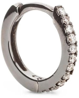 We by WHITEbIRD Margot Diamond Hoop Earring - Metallic