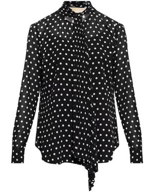 MICHAEL Michael Kors Polka Dot Shirt - Black