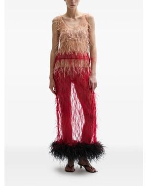Atu Body Couture Happy Feathered Dress