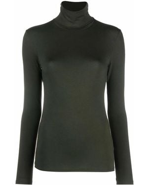 Majestic Filatures Roll-Neck T-Shirt - Green