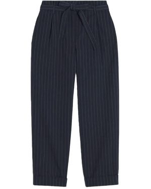 Maison Kitsuné Striped Trousers - Blue