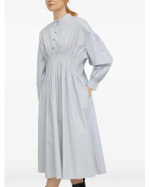 Herskind Abito Midi A Righe - Blu