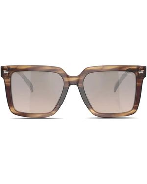 Michael Kors Abruzzo Square-Frame Sunglasses - Brown
