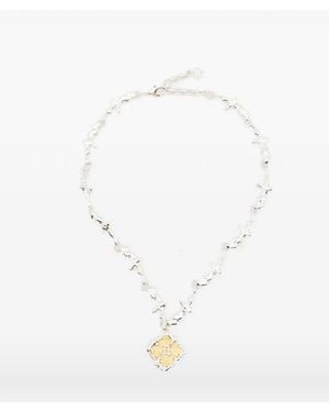 CASABLANCA Splash Necklace - White