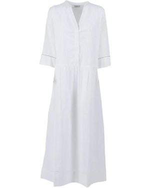 Peserico Midi Dress - White