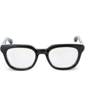 Chrome Hearts Well Hell Yeah Rectangle-Frame Glasses - Black