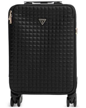 Guess Petit Sac De Voyage Nadira À Design Matelassé - Black