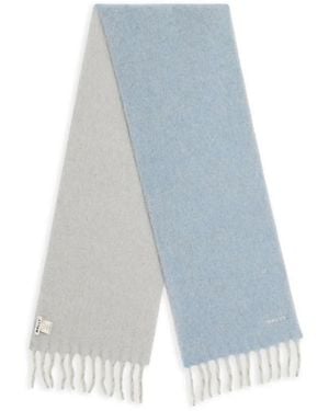 Bally Bufanda Con Flecos - Azul