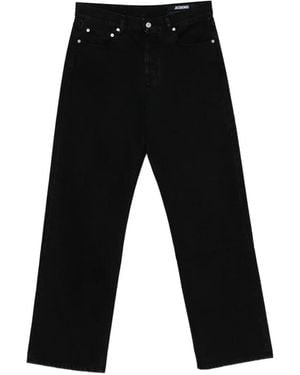 Jacquemus De-Nimes Straight-Cut Jeans - Black