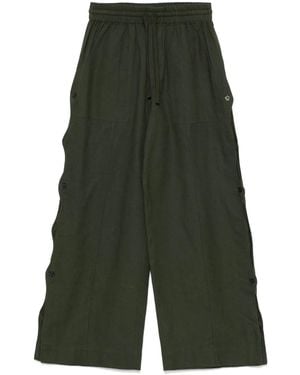 Sea Wide-Leg Pants - Green