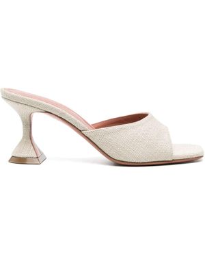 AMINA MUADDI Mules Lupita 70mm - Neutro